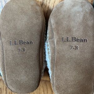 LLBean toddler slippers size 7/8